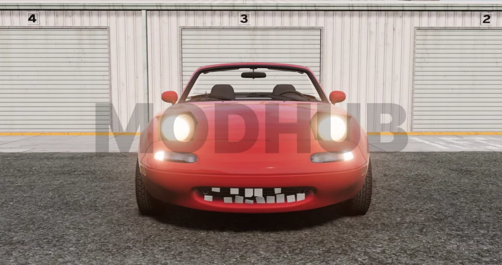 Мод MAZDA MX-5 MIATA V1.0 0.30.X ДЛЯ BEAMNG.DRIVАE