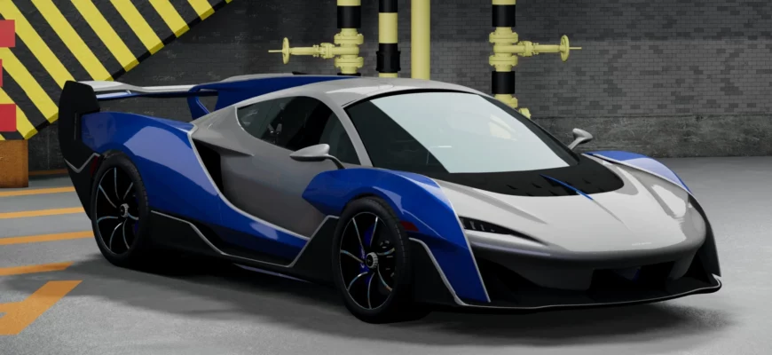 Мод MCLAREN SABRE V1.3 ДЛЯ BEAMNG.DRIVАE