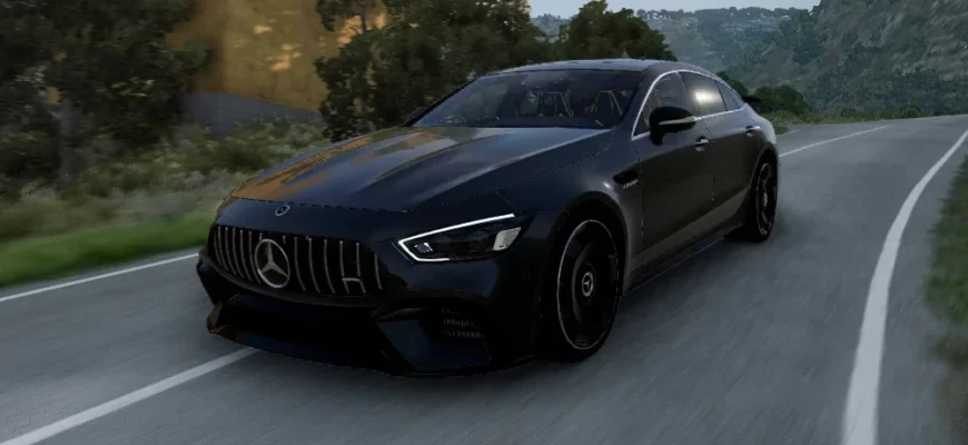 Мод MERCEDES AMG GT63 0.30.X для BeamNG.DRIVE