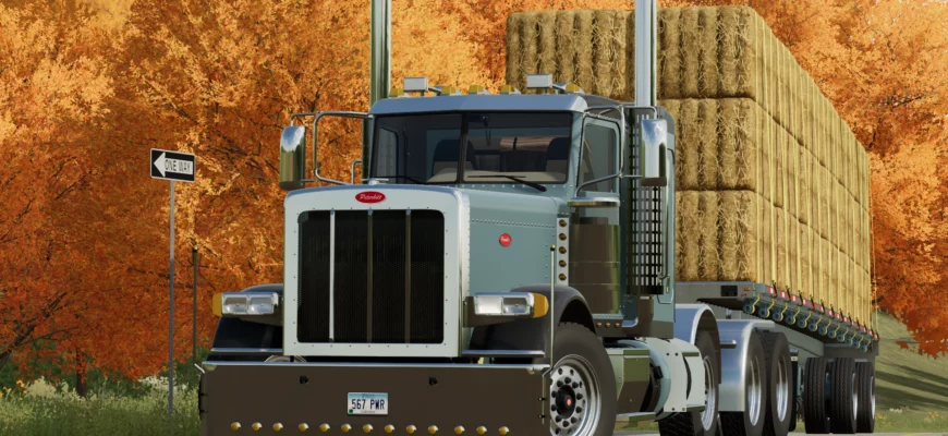 Мод PETERBILT 389 V1.1.0.2 для Farming Simulator 22