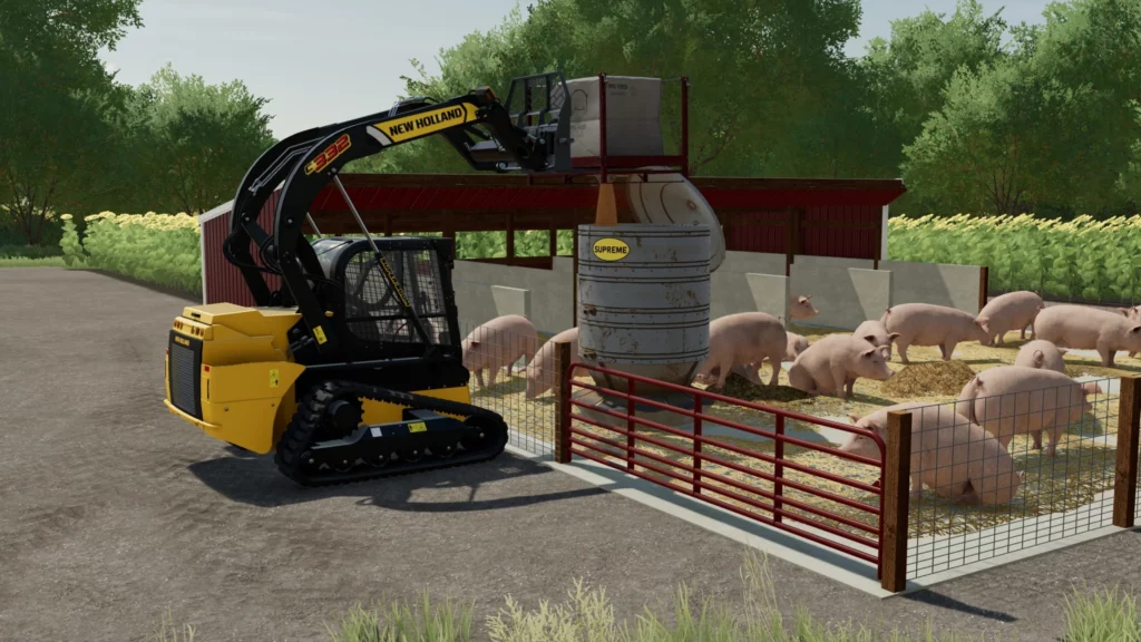 Мод МАЛЫЙ ГЕСТАЦИОННЫЙ АМБАР V1.0.0.0 для Farming Simulator 22