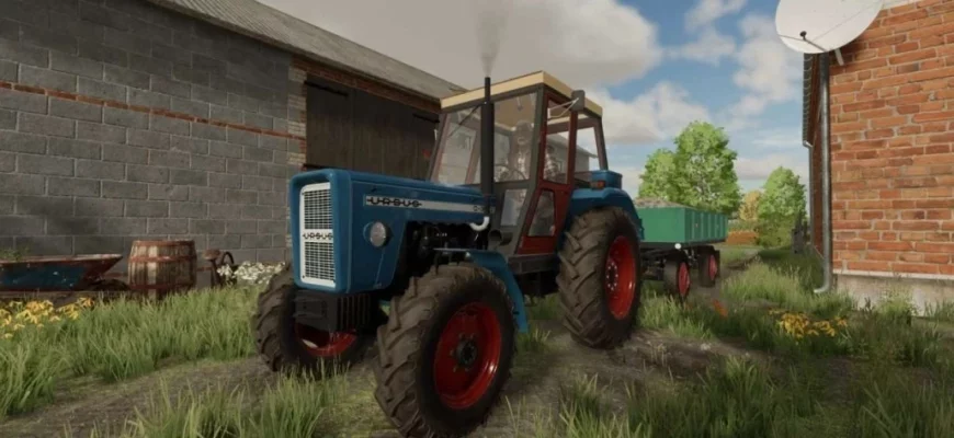 Мод URSUS C360 4X4 РЕТРО V1.0.0.0 для Farming Simulator 22