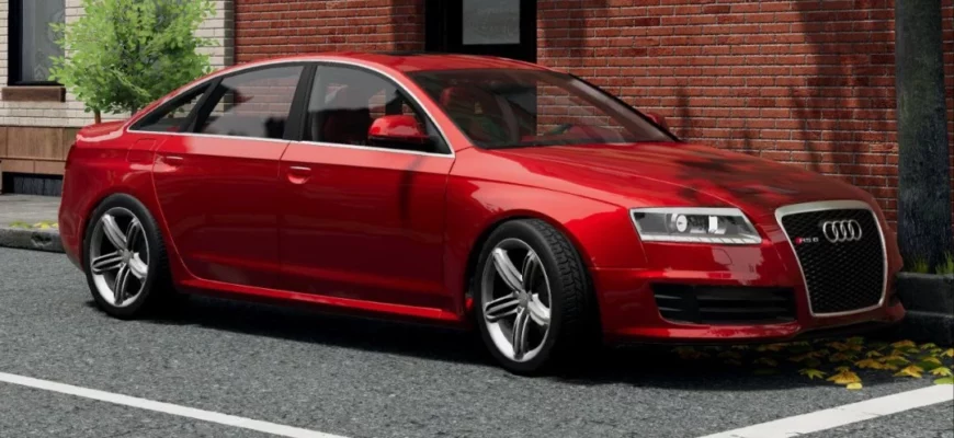 Мод AUDI RS6 C6 0.30.X ДЛЯ BEAMNG.DRIVE