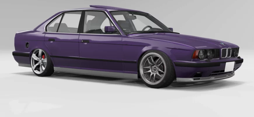 Мод BMW E34 535I V1.2 0.31.X ДЛЯ BEAMNG.DRIVE