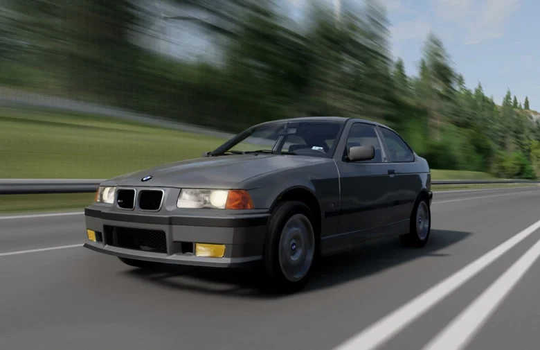 Мод BMW E36 COMPACT (1990-2000) V1.0 ДОРАБОТКА 0.31.X ДЛЯ BEAMNG.DRIVE