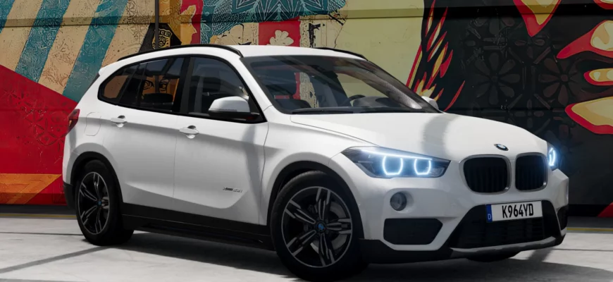 Мод BMW X1 F48 FIX V1.0 ДЛЯ BEAMNG.DRIVE