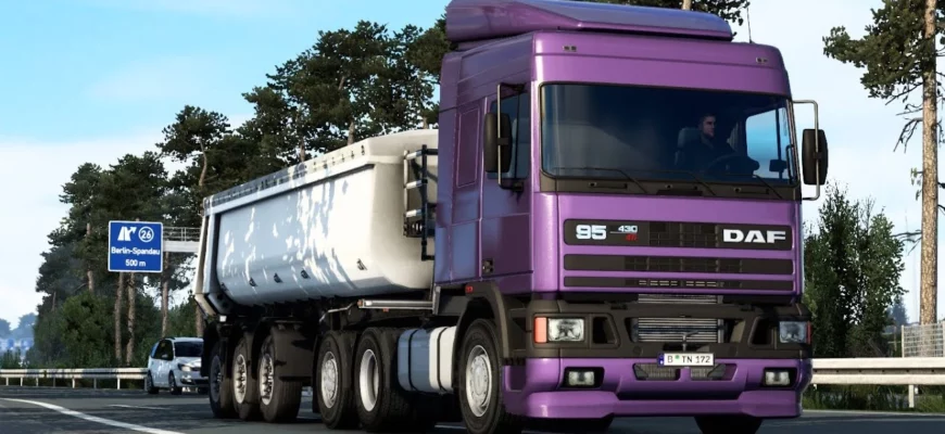 Мод DAF 95ATI 1.49 для Euro truck simulator 2