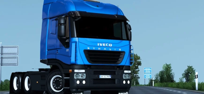 Мод IVECO STRALIS ПЕРЕРАБОТАННЫЙ V1.6.5 1.49 для Euro truck simulator 2