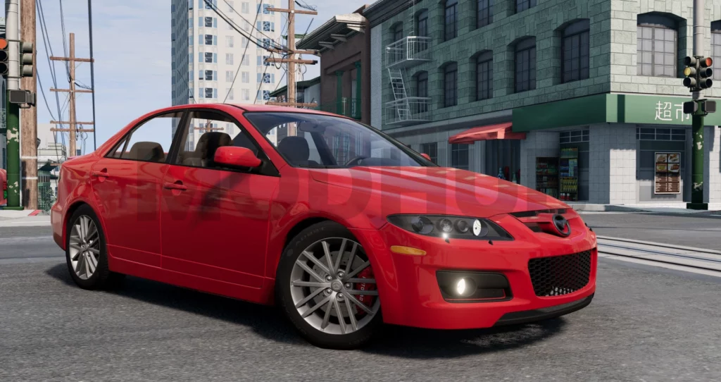 Мод MAZDA SPEED 6 V1.1 0.30.X ДЛЯ BEAMNG.DRIVE