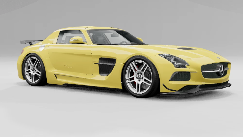 Мод MERCEDES BENZ AMG SLS 0.30.X ДЛЯ BEAMNG.DRIVE