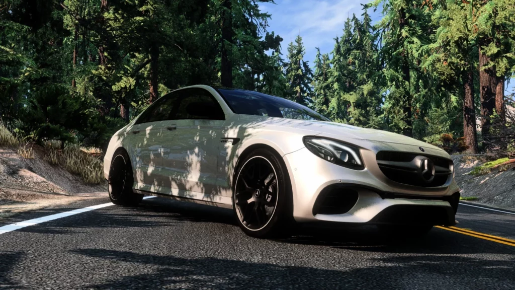 Мод MERCEDES-BENZ E63S V1.0 0.31.X ДЛЯ BEAMNG.DRIVE