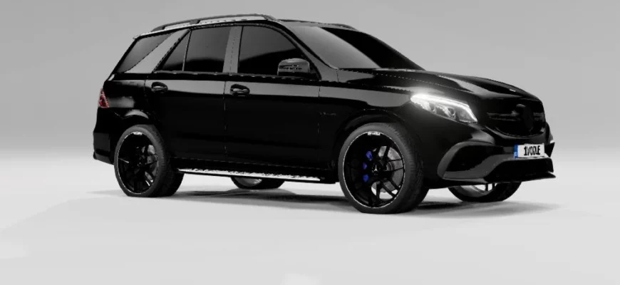 Мод MERCEDES-BENZ GLE AMG RELEASE 0.30.X ДЛЯ BEAMNG.DRIVE