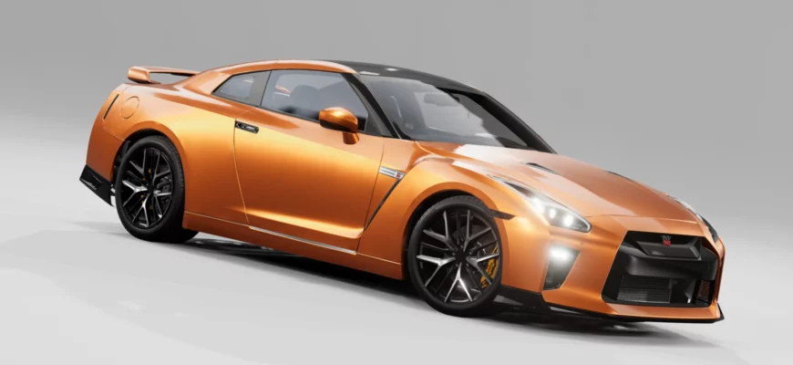 Мод NISSAN GT-R R35 0.31.X ДЛЯ BEAMNG.DRIVE