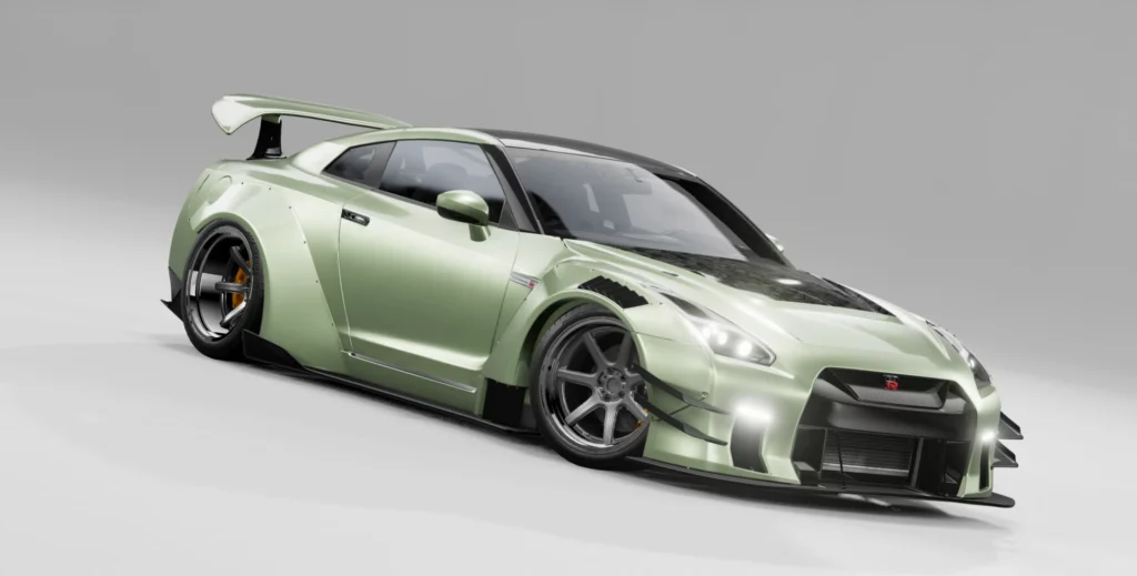 Мод NISSAN GT-R R35 0.31.X ДЛЯ BEAMNG.DRIVE