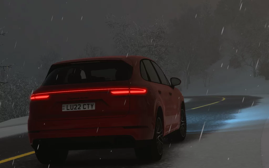 Мод PORSCHE CAYENNE TURBO 2022 E3 V1.0 1.49 для Euro truck simulator 2