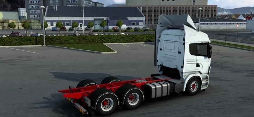 Мод ДОПОЛНЕНИЕ К ЖЕСТКОМУ ШАССИ ДЛЯ RJL SCANIA V1.1 1.49 для Euro truck simulator 2