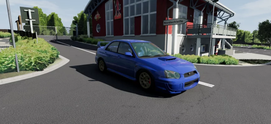 Мод SUBARU IMPREZA WRX STI 0.30.X ДЛЯ BEAMNG.DRIVE