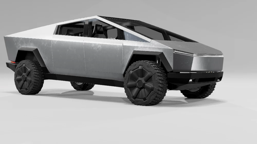 Мод TESLA CYBERTRUCK V1.0 0.30.X ДЛЯ BEAMNG.DRIVE