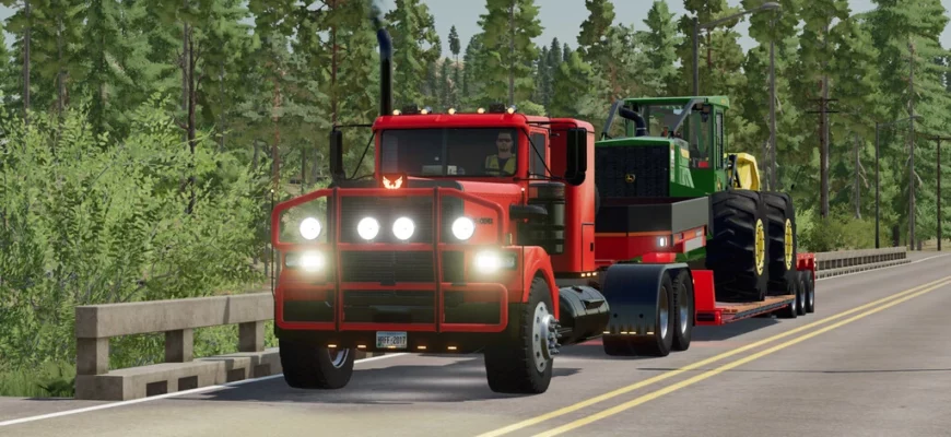 Мод VOLVO F16 BULLBAR V1.0.0.0 для Farming Simulator 22