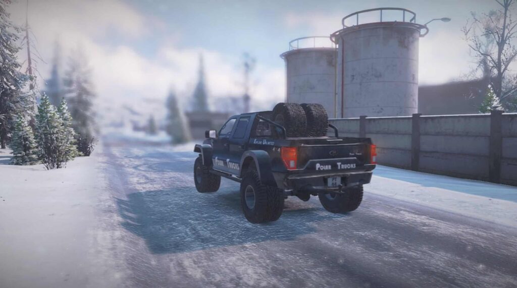 Мод V G F150 Polar Truck 44 v1.2 для SnowRunner