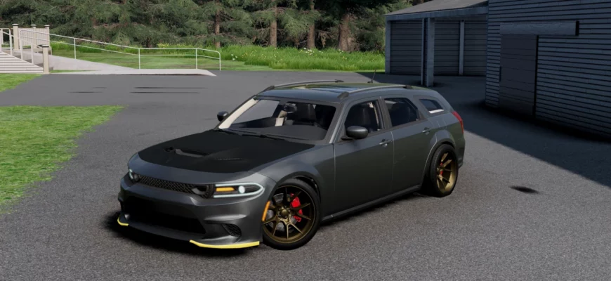 Мод DODGE MAGNUM V1.0 0.31.X ДЛЯ BEAMNG.DRIVE