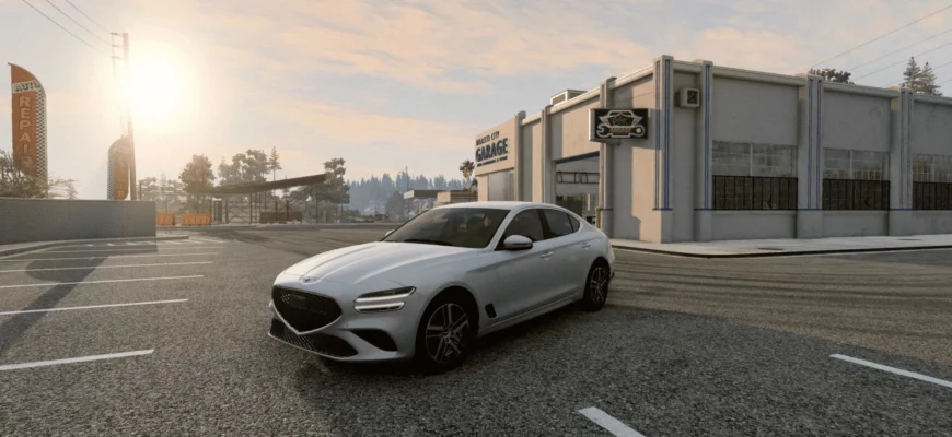 Мод GENESIS G70 V1.2 ДЛЯ BEAMNG.DRIVE