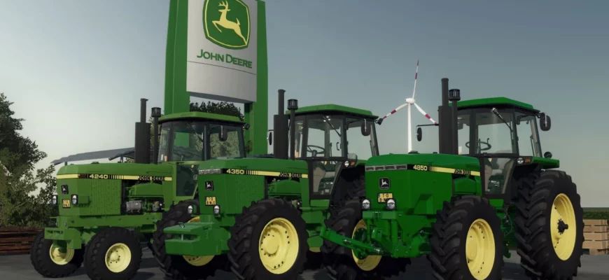 Мод JOHN DEERE 40/50 SERIES V1.0.0.0 для Farming Simulator 22