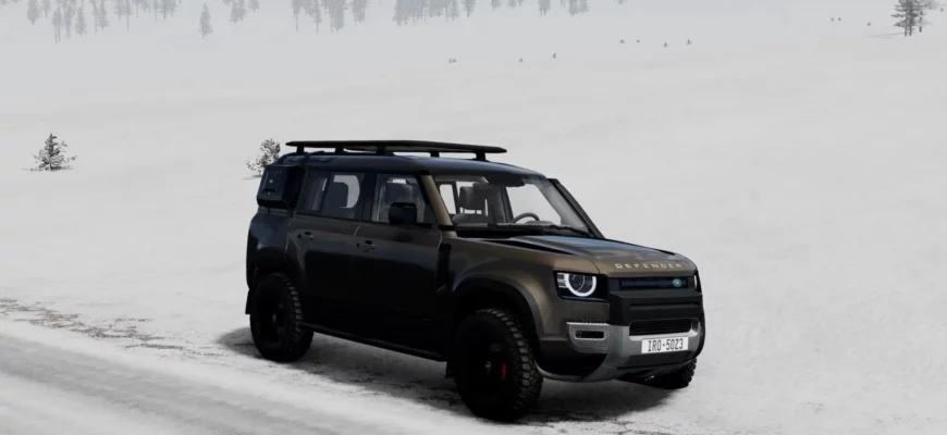 Мод LAND ROVER DEFENDER V1.0 ДЛЯ BEAMNG.DRIVE