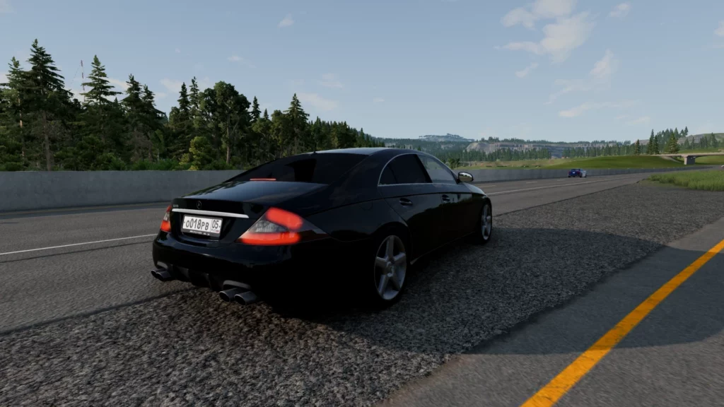 Мод MERCEDES-BENZ W219 V1.1 ДЛЯ BEAMNG.DRIVE