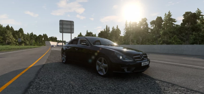 Мод MERCEDES-BENZ W219 V1.1 ДЛЯ BEAMNG.DRIVE