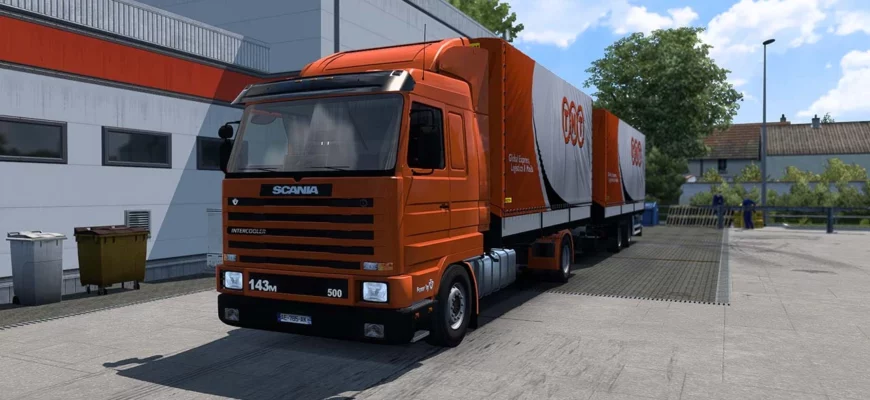 Мод SCANIA 3 SERIES 143M для Euro truck simulator 2