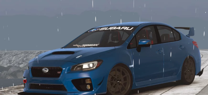 МАШИНА SUBARU IMPREZA WRX STI 2017 V3.4