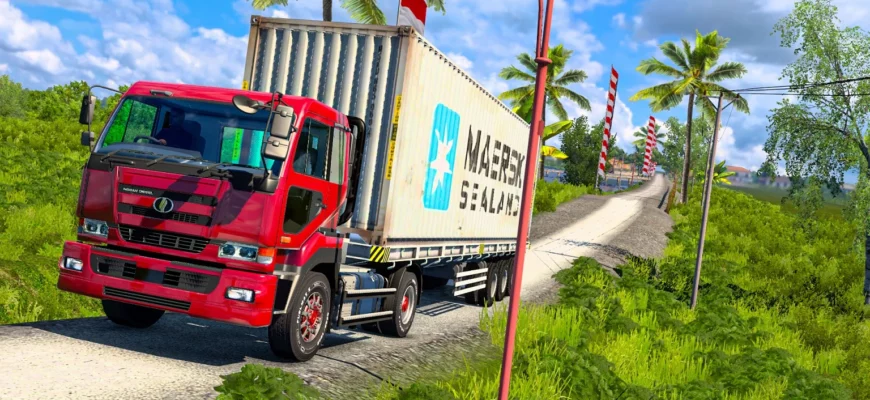 КАРТА KALSEL V3 + КАРТА КАЛИМАНТАНА БАРАТ + КАРТА ДОБЫЧИ АДАРО ДЛЯ ETS2 С 1.40 ПО 1.49