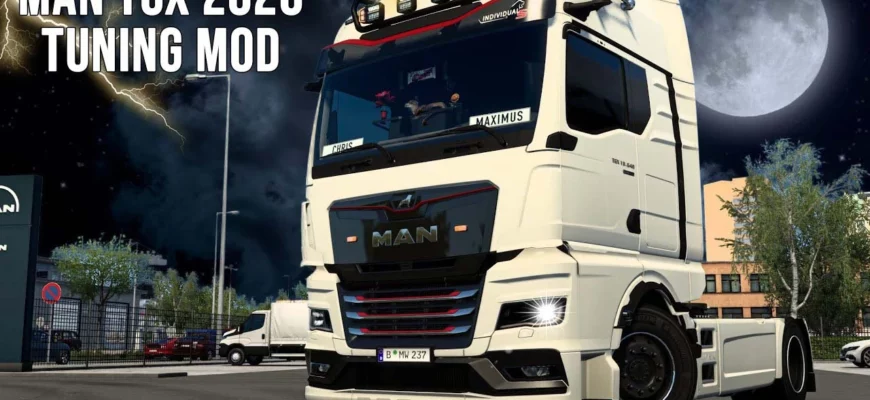 МОД ДЛЯ ТЮНИНГА MAN TGX 2020 V0.08 1.49