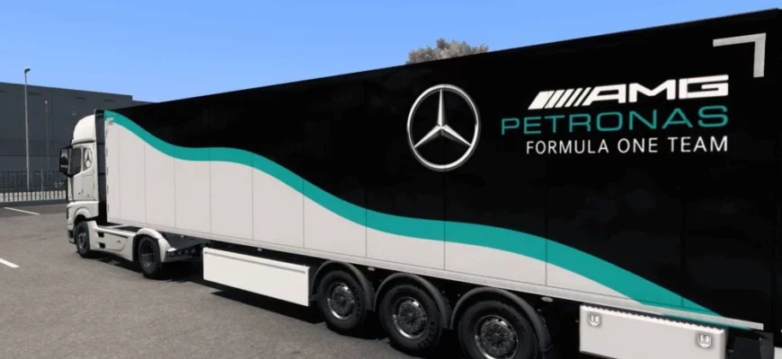 СКИН MERCEDES AMG F1 TEAM 2024 V1.0