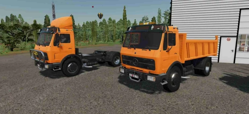 ГРУЗОВИК MERCEDES BENZ NG 16.32 4X4 AGRO V1.0.0.1