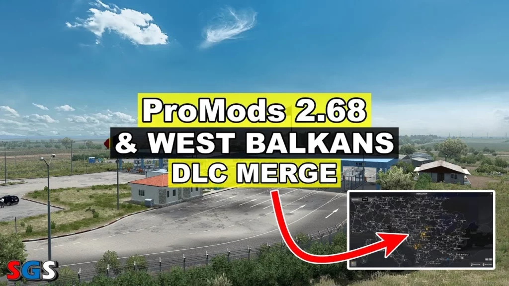PROMODS & WEST BALKANS DLC MERGE V1.5 1.49