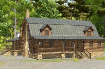 МОД Old Log House v1.1.0.0