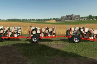 Прицеп Ceza 3x1 v1.0.0.0 (1.4.x) ДЛЯ FS25