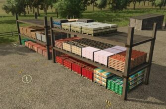 МОД Pallet Shelf FS25 v1.0.0.3 (1.4.x) FS 2025